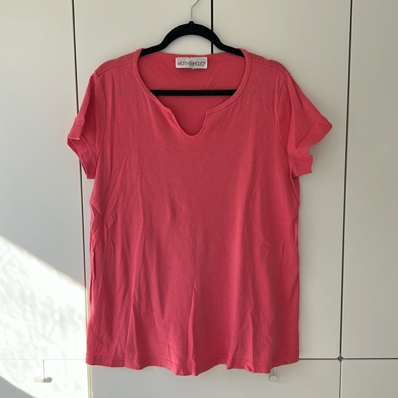 Motherhood Maternity 100% Cotton Coral/Pink T-Shirt Size Medium - Picture 1 of 5